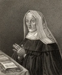 Margaret, Gräfin von Richmond und Derby, graviert von Gerimia, aus 